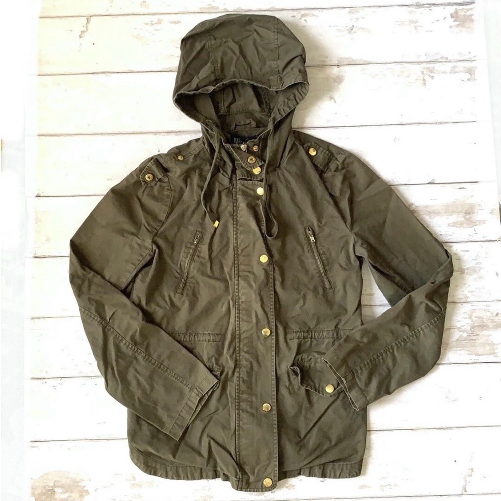 Womens M Olive Green Utility Jacket Anorak Sweet Wanderer Size Medium
